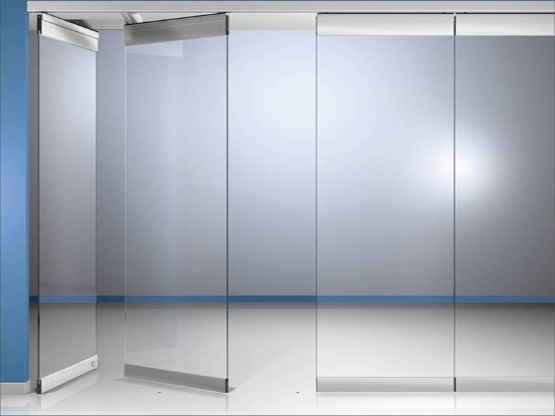 無框玻璃感應門省廣集團公司辦公室安裝實例